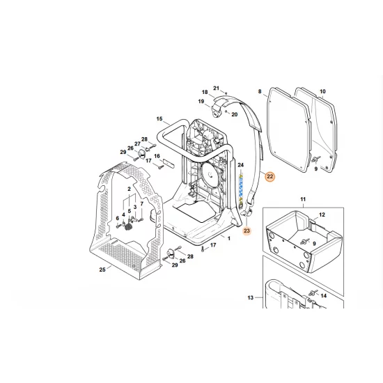 STIHL  Hak z pasem 4203 710 6900